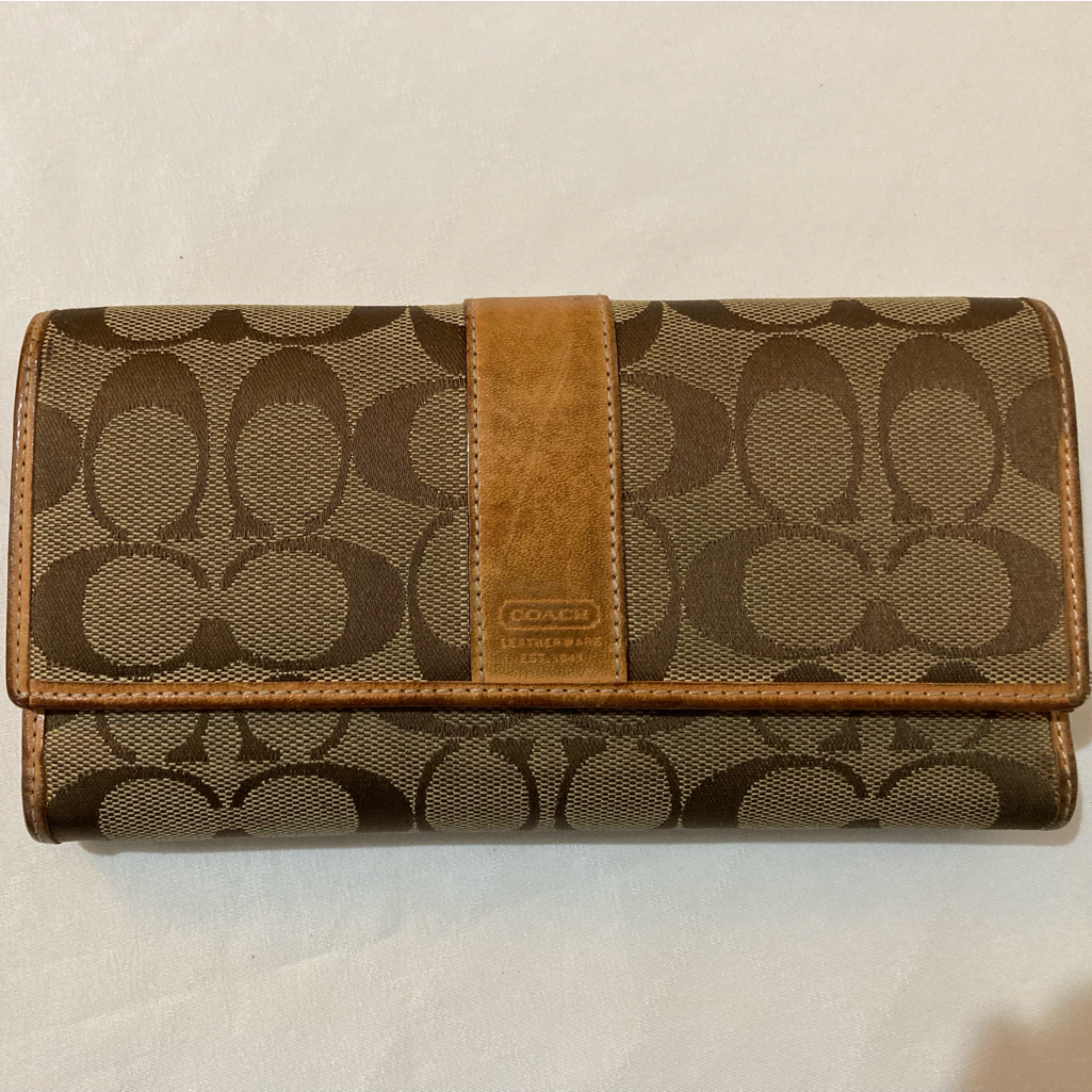 Coach Monogram Wallet  Checkbook